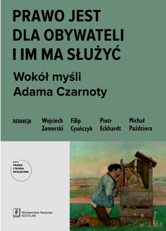 Okładka książki zawierająca podstawowe informację, w szczególności tytuł i redaktorów
